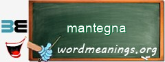 WordMeaning blackboard for mantegna